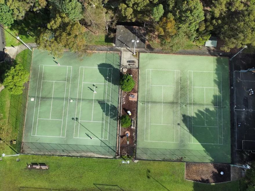 Tennis courts at Allan Small Park, East Killara